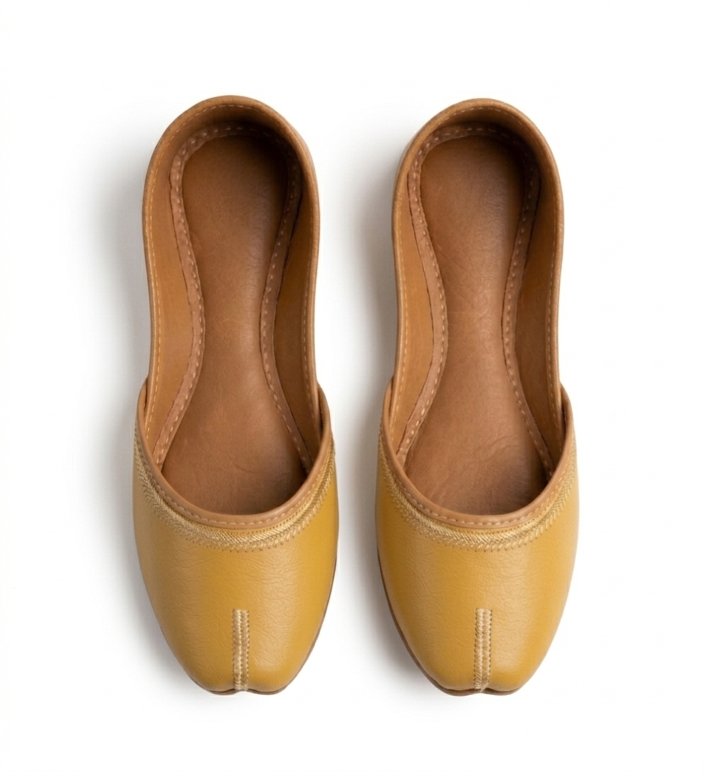 Premium Mustard Yellow Khussa