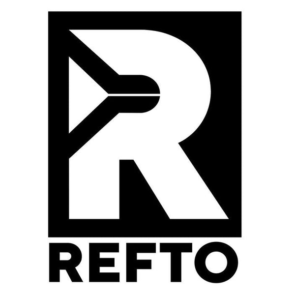REFTO official store logo minimal design for premium footwear brand