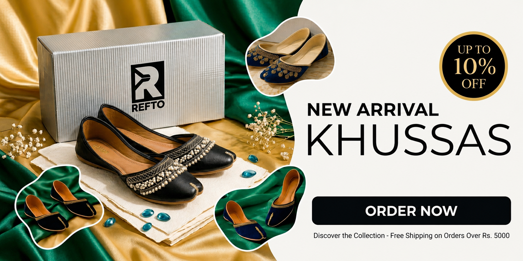 New Arrival Khussa by Refto - Shop Premium khussas at Refto